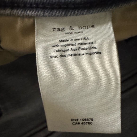 Rag & Bone Men’s Fit 2 Jeans - Picture 5 of 5